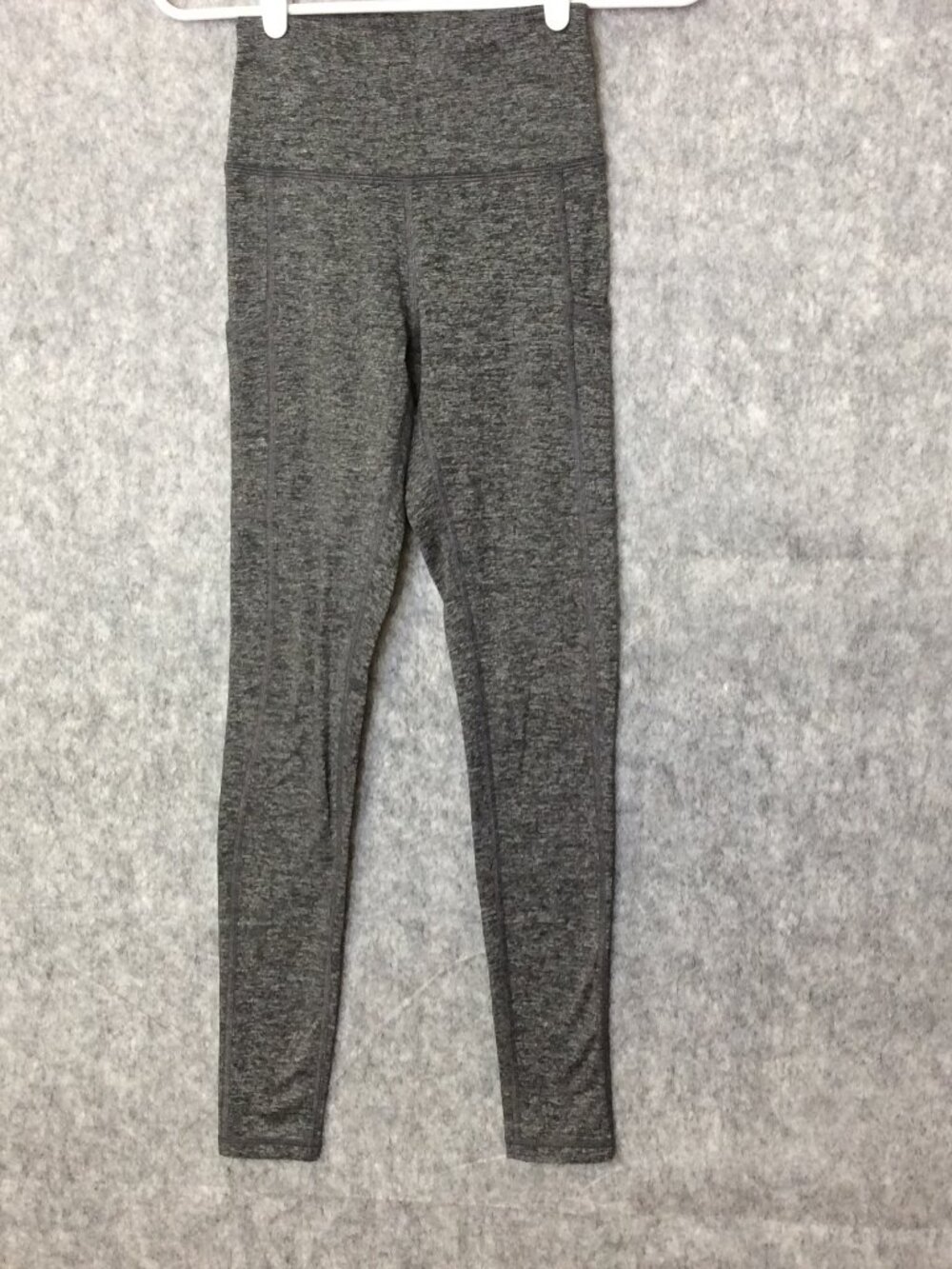 Aerie Chill Play Move Leggings Grey Heather High Waisted Size Small Pockets